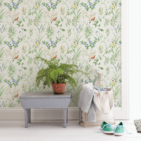 Chesapeake 3123-24173 Imperial Garden Multicolor Botanical Wallpaper