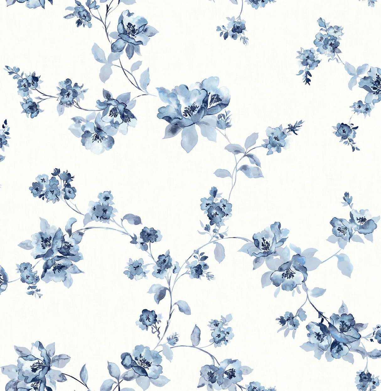 Chesapeake 3123-24481 Cyrus Blueberry Festive Floral Wallpaper