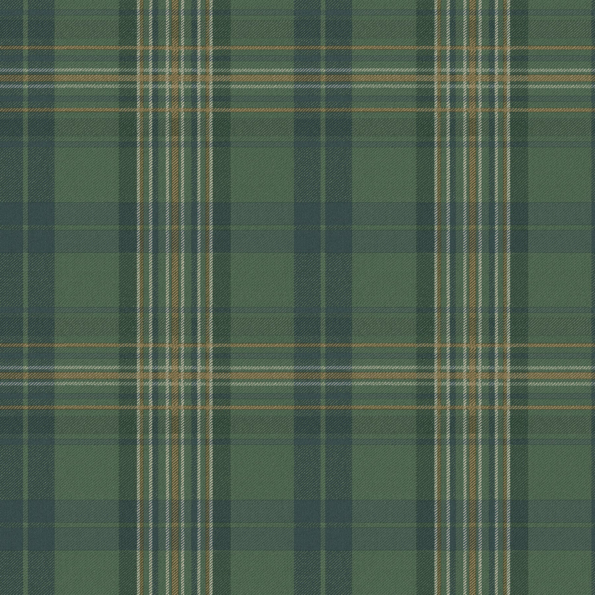 Chesapeake 3123-330212 Austin Green Plaid Wallpaper