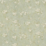 Chesapeake 3123-44107 Braham Aqua Floral Trail Wallpaper