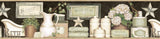 Chesapeake 3123-63102 Martha Black Country Bath Border