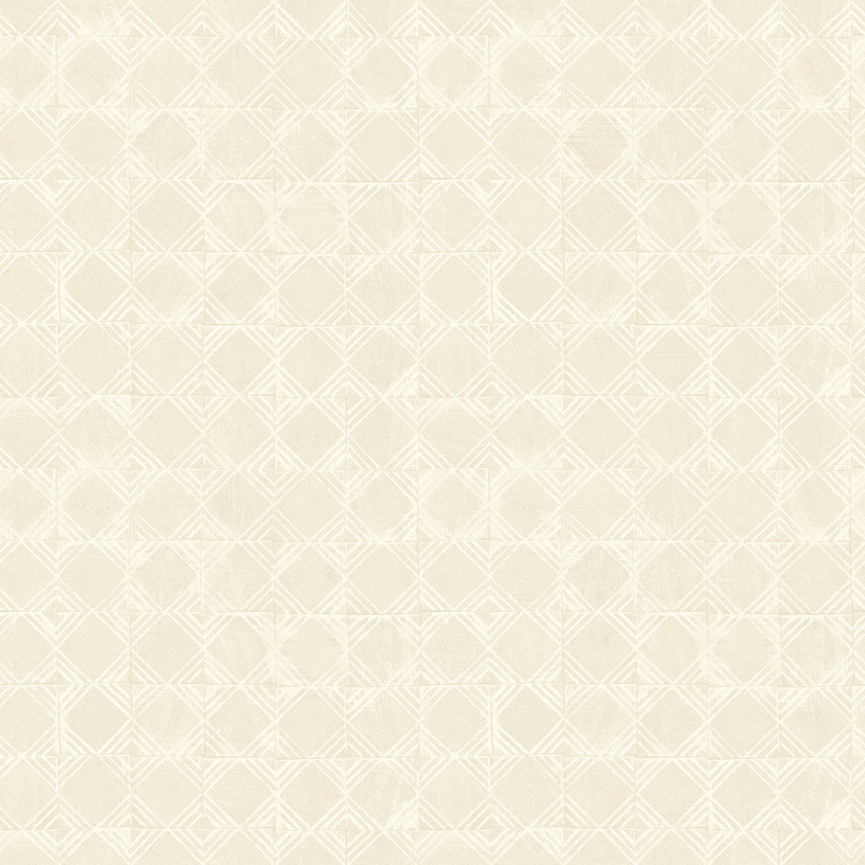 Chesapeake 3125-72307 Button Block Taupe Geometric Wallpaper