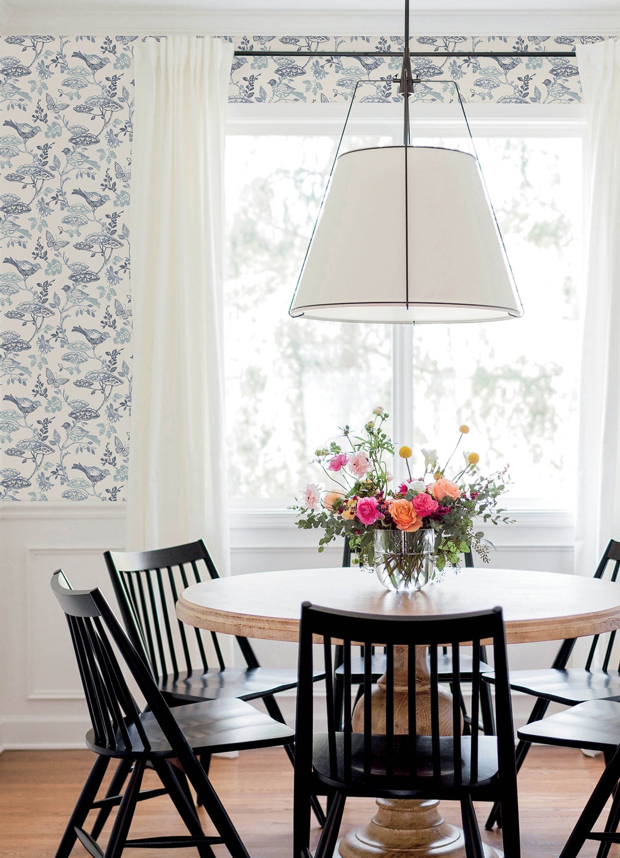 Chesapeake 3125-72316 Malmo Blue Trail Wallpaper