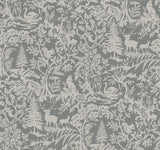 Chesapeake 3125-72321 Alrick Charcoal Forest Venture Wallpaper