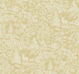 Chesapeake 3125-72322 Alrick Mustard Forest Venture Wallpaper