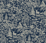 Chesapeake 3125-72324 Alrick Navy Forest Venture Wallpaper