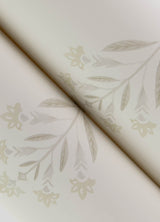 Chesapeake 3125-72349 Kova Dove Floral Crest Wallpaper
