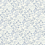 Chesapeake 3125-72352 Tarragon Blue Dainty Meadow Wallpaper