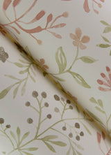 Chesapeake 3125-72355 Tarragon Blush Dainty Meadow Wallpaper