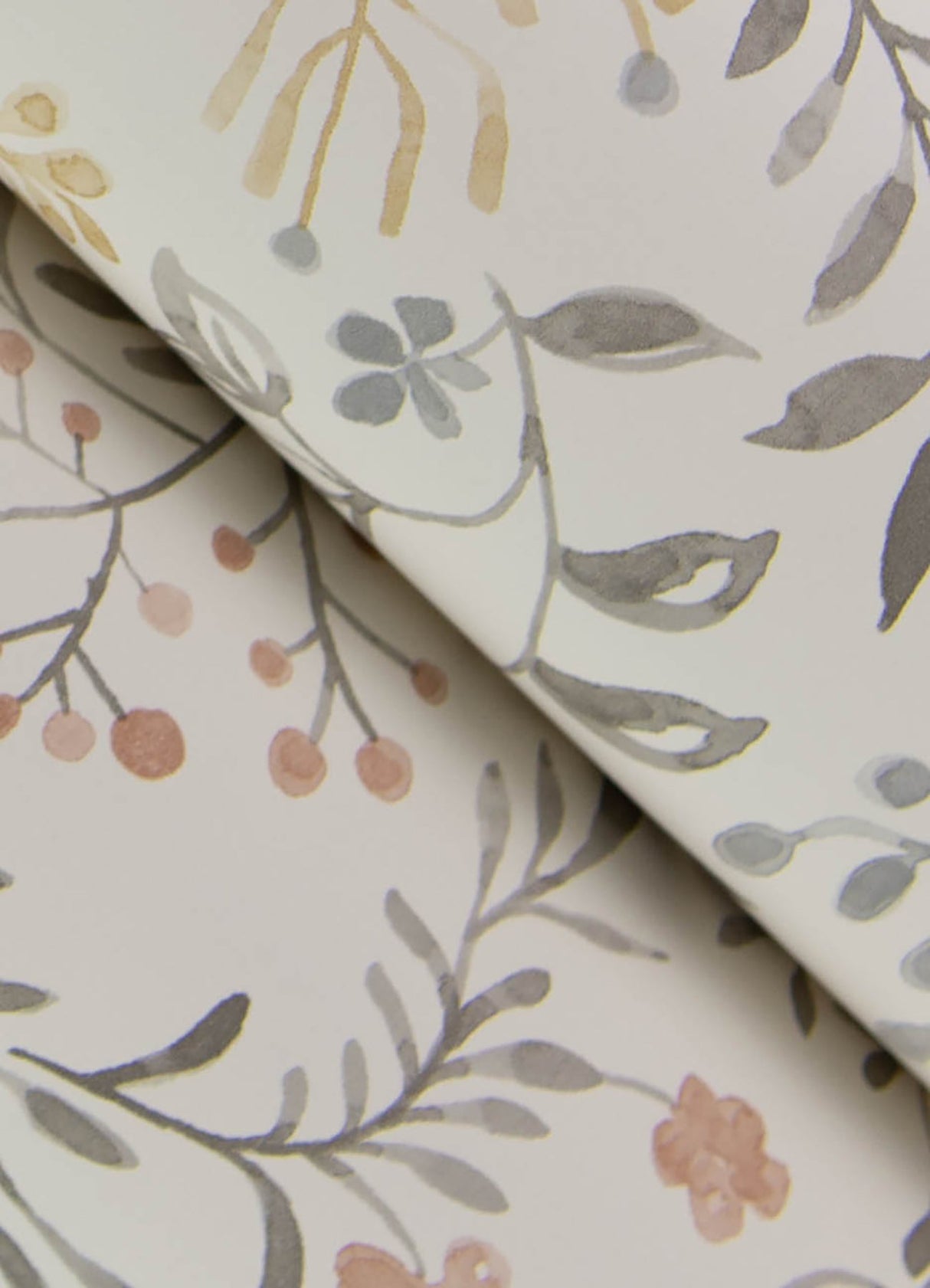 Chesapeake 3125-72356 Tarragon Grey Dainty Meadow Wallpaper