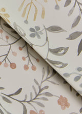 Chesapeake 3125-72356 Tarragon Grey Dainty Meadow Wallpaper