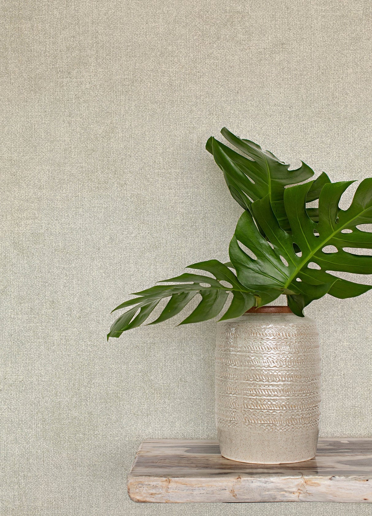 Chesapeake 3125-72360 Homespun Grey Textured Wallpaper