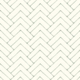 Chesapeake 3125-72362 Oswin Teal Tiered Herringbone Wallpaper