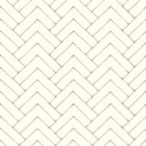 Chesapeake 3125-72364 Oswin Grey Tiered Herringbone Wallpaper