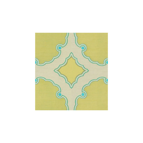 KRAVET COUTURE 31272.313.0 INTERPRETATION CITRON TEAL Fabric - Eade's Wallpaper