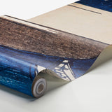 Schumacher Hokusai Mural Blue Wallpaper