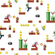 RoomMates RMK11189RL Super Mario Peel and Stick Wallpaper - Eade's Wallpaper