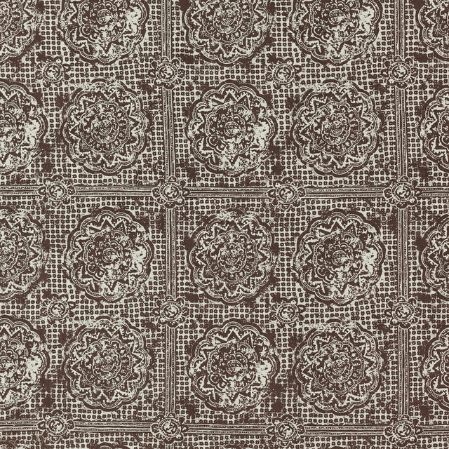 Schumacher 314N23 BHANDANA in CARDAMON Fabric - RAOUL TEXTIL
