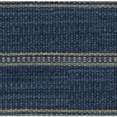 KRAVET COUTURE 31511.516.0 SADDLE STRIPE INDIGO Fabric - Eade's Wallpaper