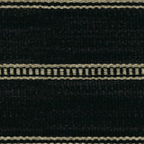 KRAVET COUTURE 31511.816.0 SADDLE STRIPE ONYX Fabric - Eade's Wallpaper