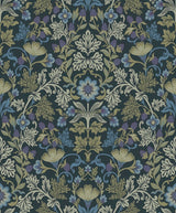 Eijffinger 316002 Lila Periwinkle Strawberry Floral Wallpaper