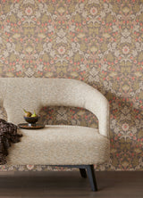 Eijffinger 316007 Lila Moss Strawberry Floral Wallpaper