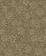 Eijffinger 316022 Zahara Chocolate Floral Wallpaper