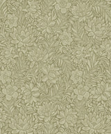 Eijffinger 316024 Zahara Olive Floral Wallpaper
