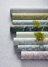 Eijffinger 316054 Marguerite Sea Green Floral Wallpaper