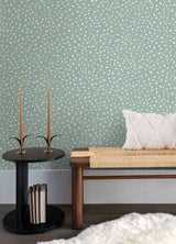 Eijffinger 316054 Marguerite Sea Green Floral Wallpaper