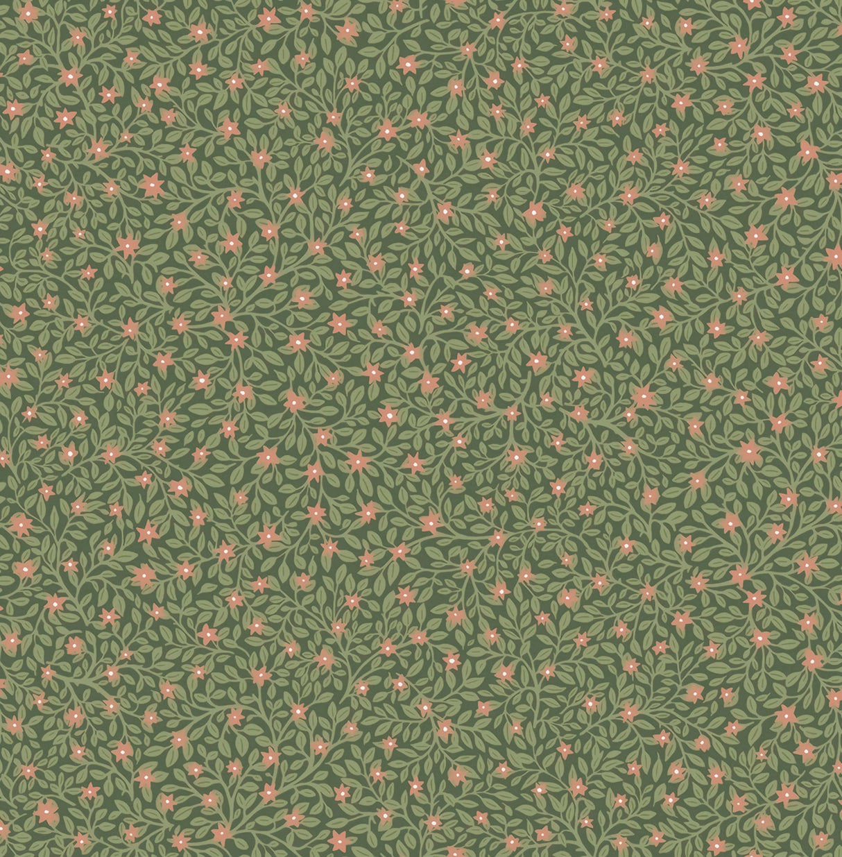 Eijffinger 316055 Marguerite Green Floral Wallpaper