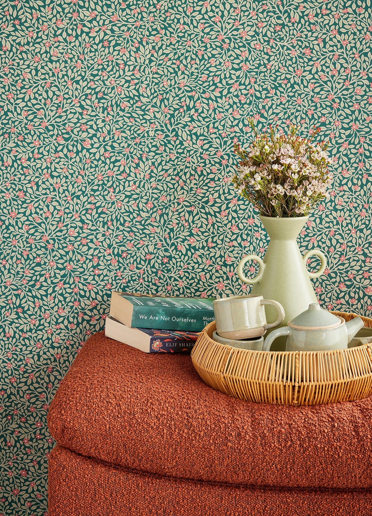 Eijffinger 316056 Marguerite Indigo Floral Wallpaper