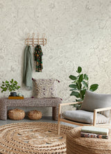 Eijffinger 316086 Cream Rosarium Wall Mural