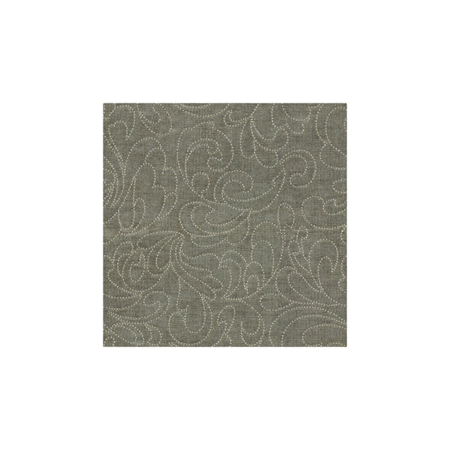 KRAVET BASICS 31967.11.0 BISOUS CIAO GENTLE GREY Fabric - Eade's Wallpaper