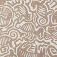 Schumacher 319B31 ZOO DANCE in COCOA Fabric - RAOUL TEXTILES