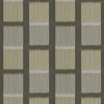 KRAVET COUTURE 32108.21.0 GRAPHIC IKAT CHARCOAL Fabric - Eade's Wallpaper
