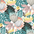 RoomMates RMK11846WP Tropical Leaves Peel and Stick Wallpaper - Eade's Wallpaper