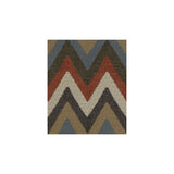 KRAVET COUTURE 32348.519.0 ARTISAN CHEVRON INDIGO Fabric - Eade's Wallpaper