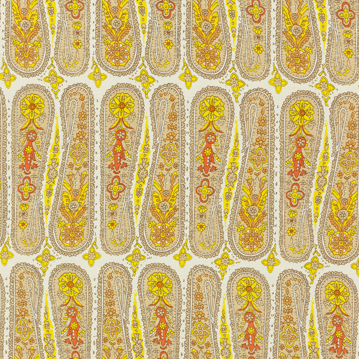 Schumacher 323V30 HENRY in KHAKI Fabric - RAOUL TEXTILES