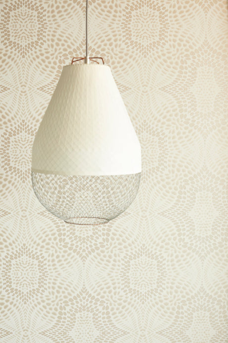 Eijffinger 330215 Iberian Taupe Fractal Geometric Wallpaper