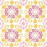 Eijffinger 330239 Valencia Yellow Ikat Floral Wallpaper