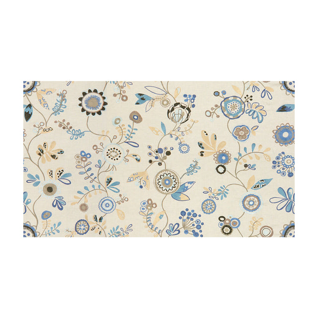 KRAVET COUTURE 33068.1516.0 FUN IN THE SUN BLUE SKY Fabric - Eade's Wallpaper