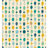 KRAVET COUTURE 33071.513.0 BEADED LINEN TURQUOISE Fabric - Eade's Wallpaper
