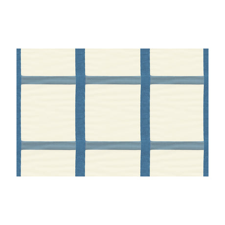 KRAVET COUTURE 33078.5.0 RIBBON PLAY BLUE SKY Fabric - Eade's Wallpaper