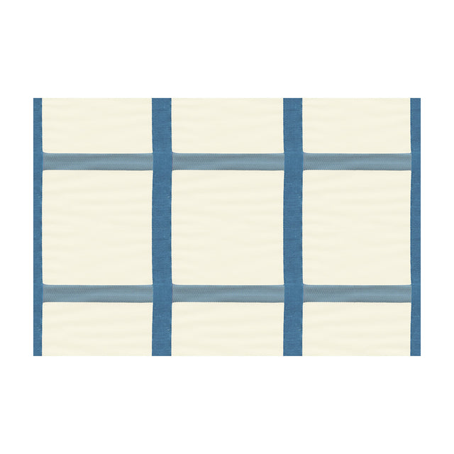 KRAVET COUTURE 33078.5.0 RIBBON PLAY BLUE SKY Fabric - Eade's Wallpaper