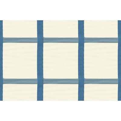 KRAVET COUTURE 33078.5.0 RIBBON PLAY BLUE SKY Fabric - Eade's Wallpaper