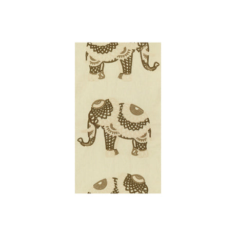KRAVET COUTURE 33080.1611.0 ELEPHANT STITCH NATURAL GREY Fabric - Eade's Wallpaper
