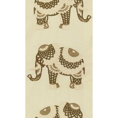 KRAVET COUTURE 33080.1611.0 ELEPHANT STITCH NATURAL GREY Fabric - Eade's Wallpaper