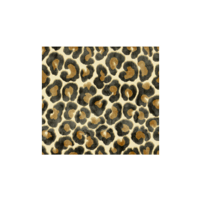 KRAVET COUTURE 33111.1611.0 THE HUNT IS ON ANTHRACITE Fabric - Eade's Wallpaper