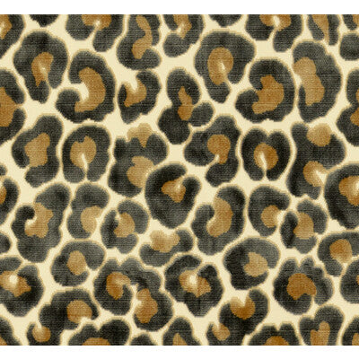 KRAVET COUTURE 33111.1611.0 THE HUNT IS ON ANTHRACITE Fabric - Eade's Wallpaper